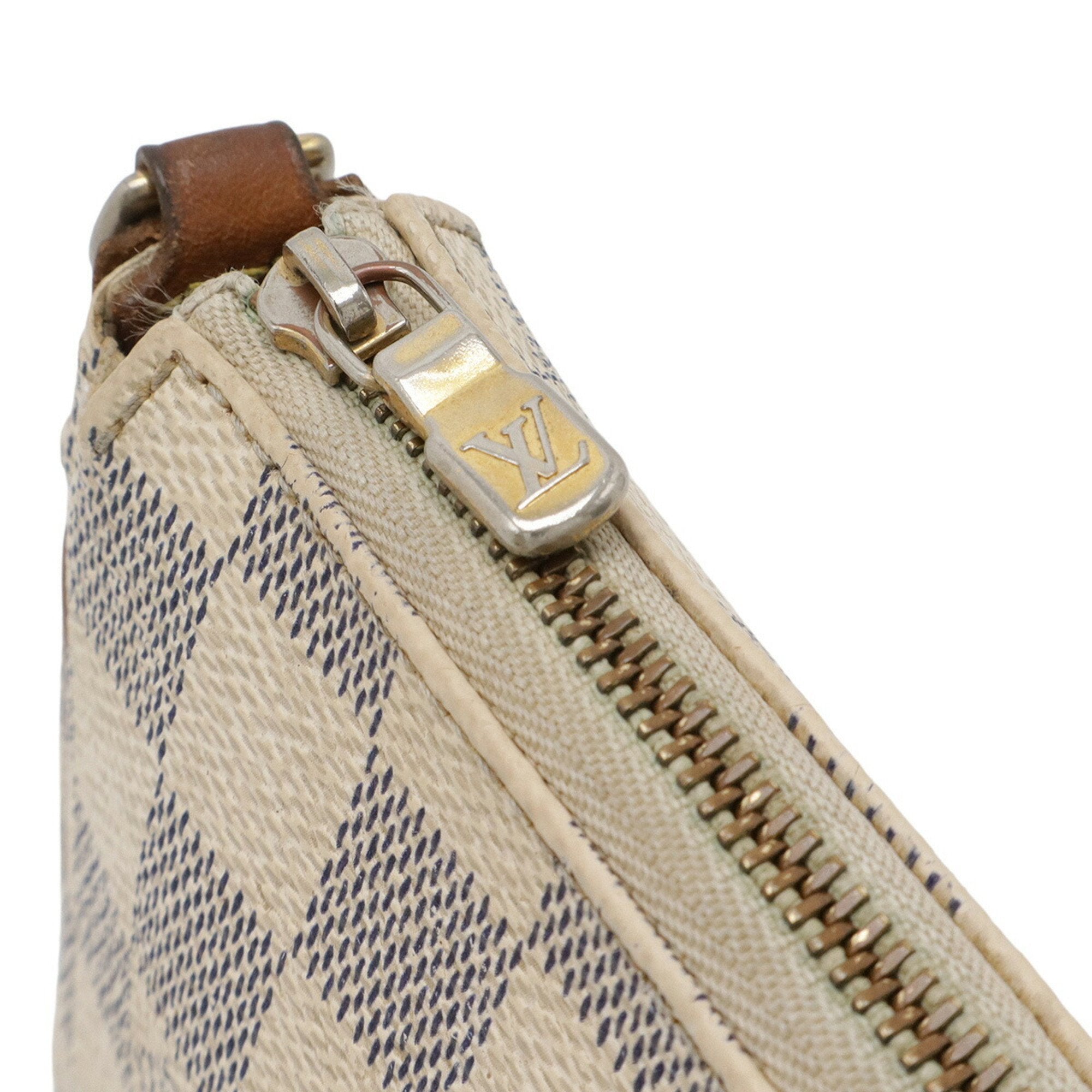 Louis Vuitton Damier Azur Ivory Damier Azur Shoulder Bag (Pre-Owned)