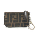 Fendi Brown Cloth Coin Purse/Coin Case (Pre-Owned)