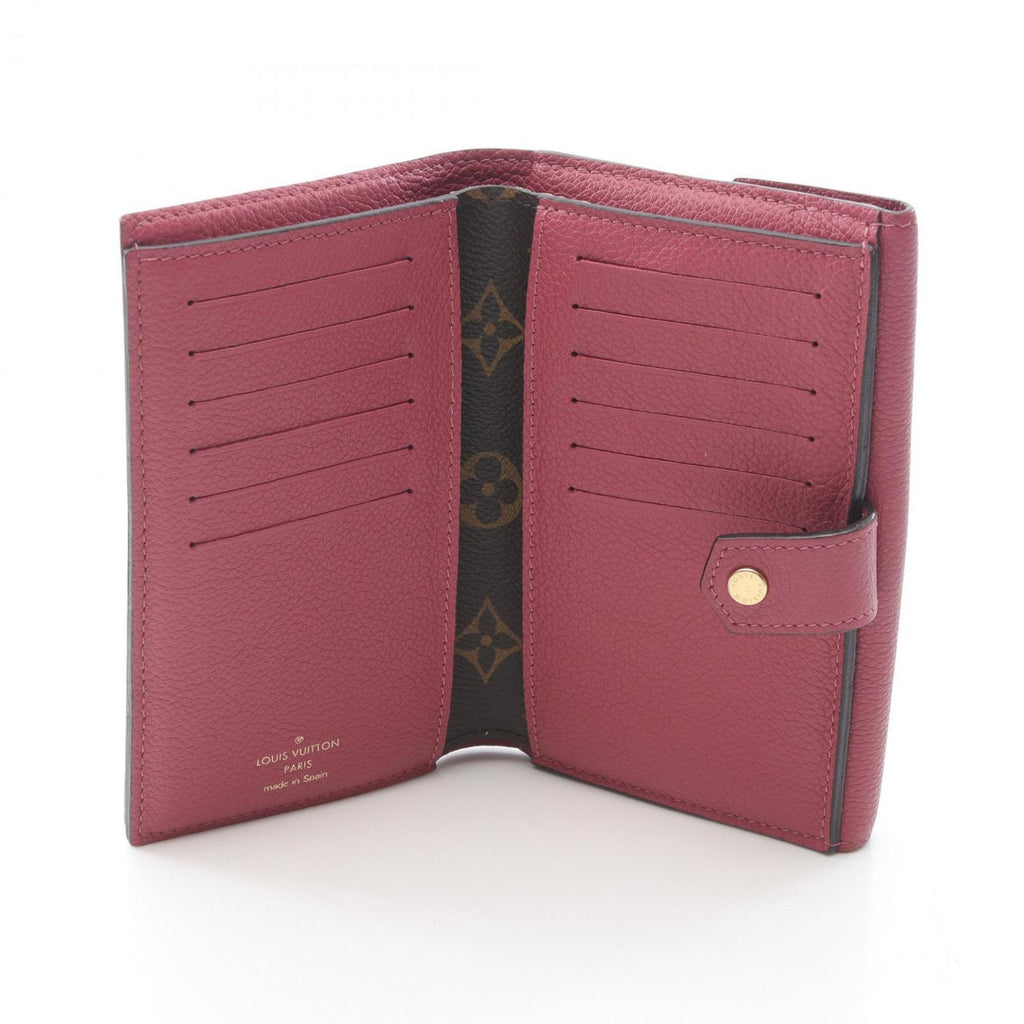 Louis Vuitton Brown Pink Pvc Leather Wallet (Bi-Fold) (Pre-Owned)