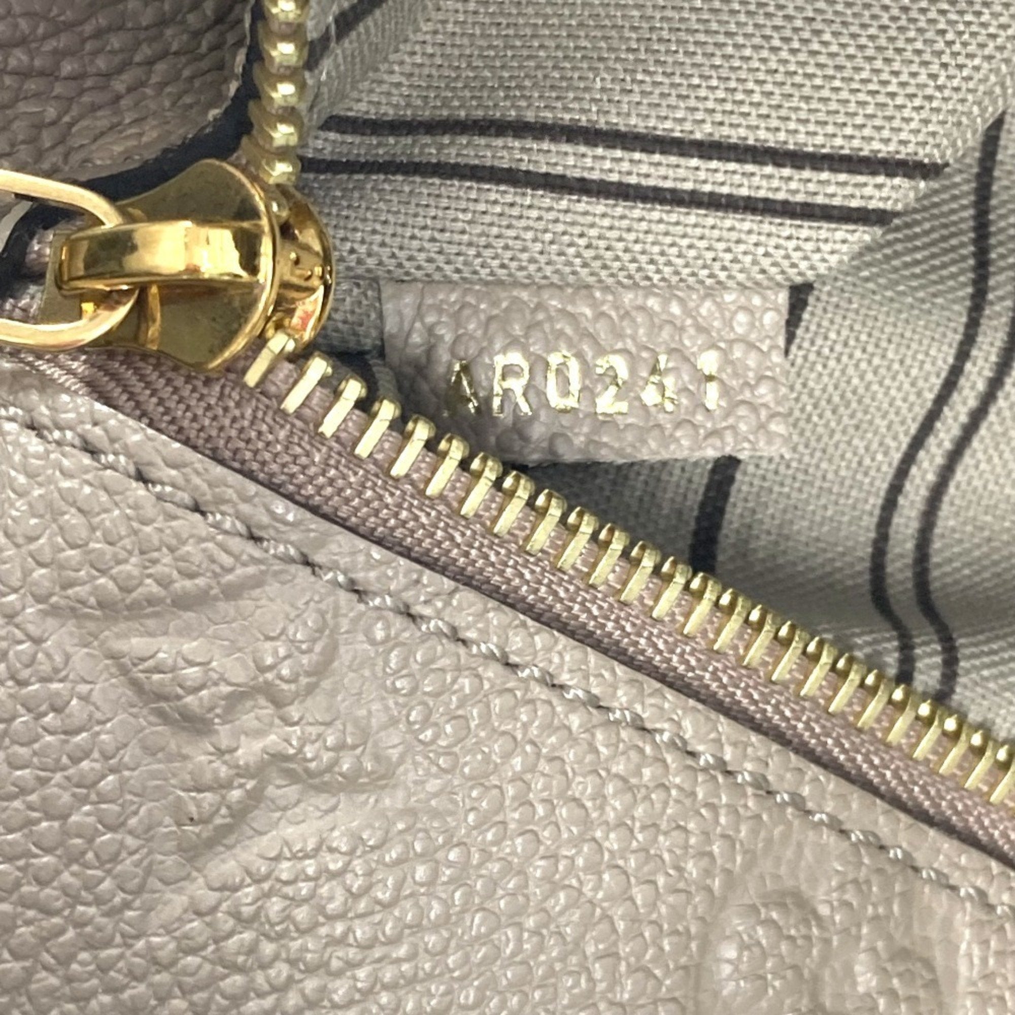 Louis Vuitton Monogram Empreinte Beige Tourterelle Monogram Empreinte Handbag Pochette Shoulder Bag (Pre-Owned)
