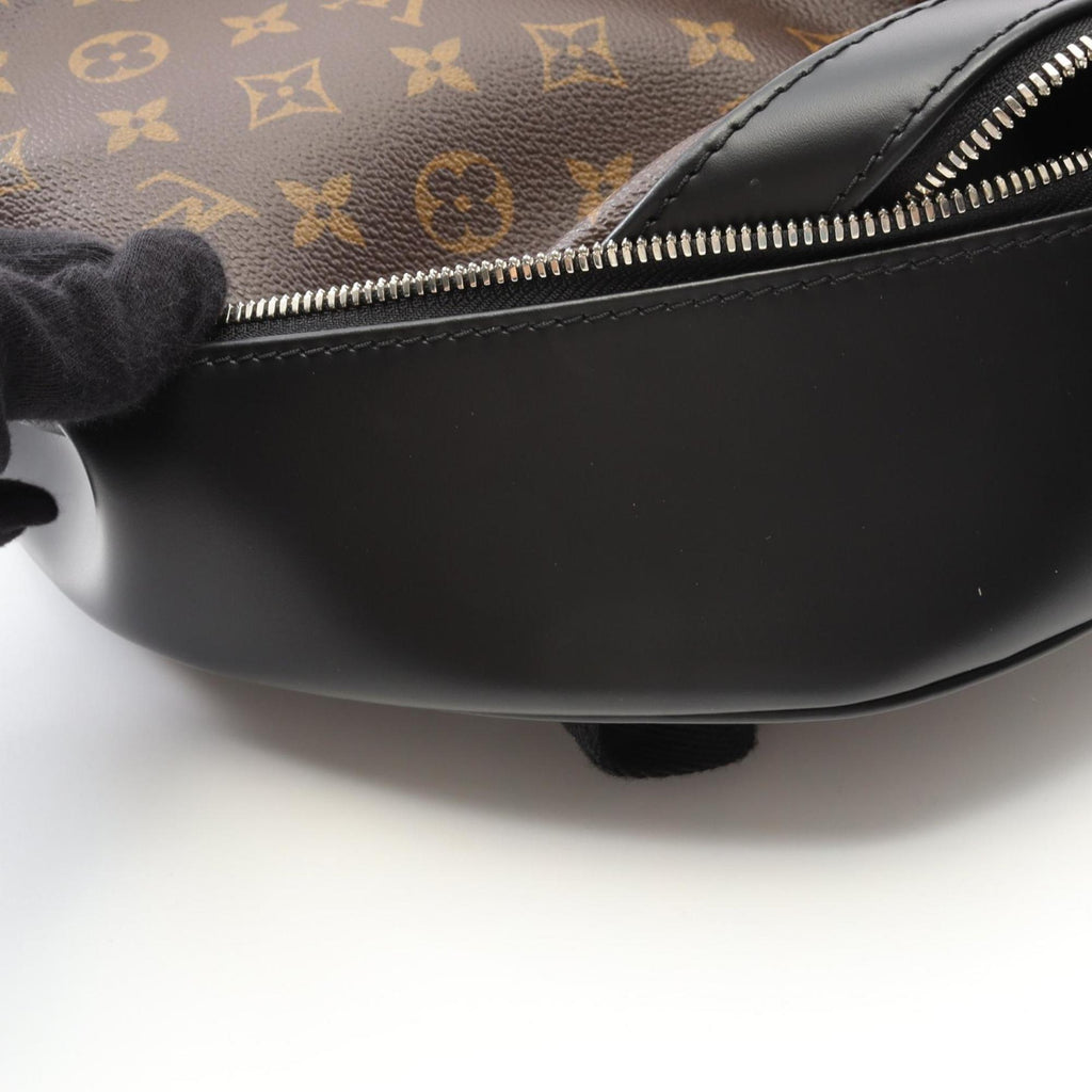 Louis Vuitton Black Brown Monogram Macassar Coated Canvas Monogram Pvc Leather Backpack (Pre-Owned)