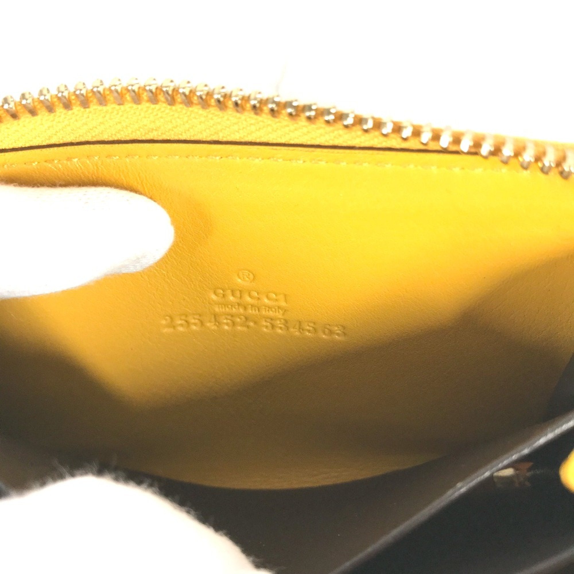 Gucci Yellow Patent Leather Coin Purse/Coin Case (Pre-Owned)
