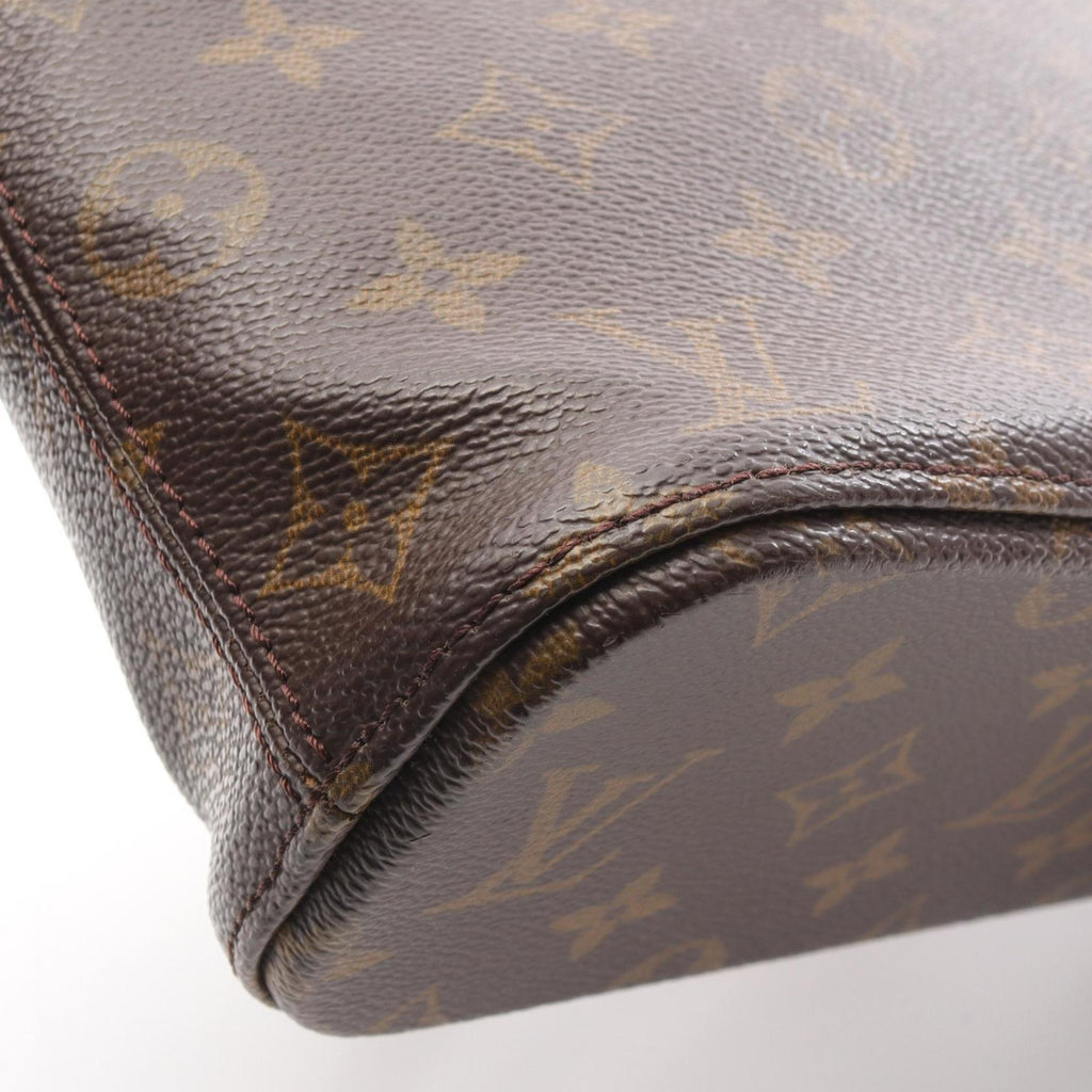 Louis Vuitton Monogram Brown Coated Canvas Leather Handbag (Pre-Owned)