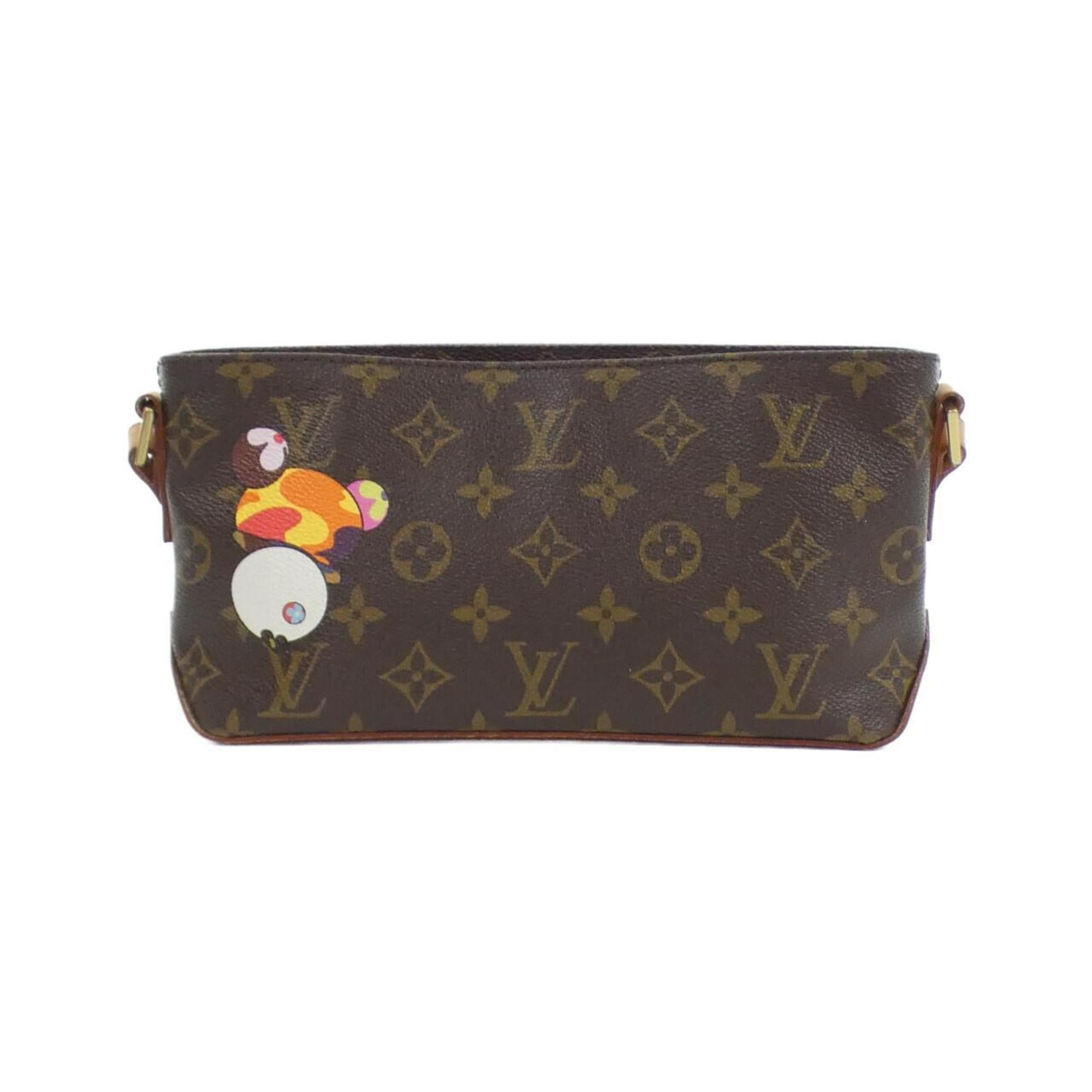 Louis Vuitton Brown Marron Monogram Panda Coated Canvas Shoulder Bag (Pre-Owned)
