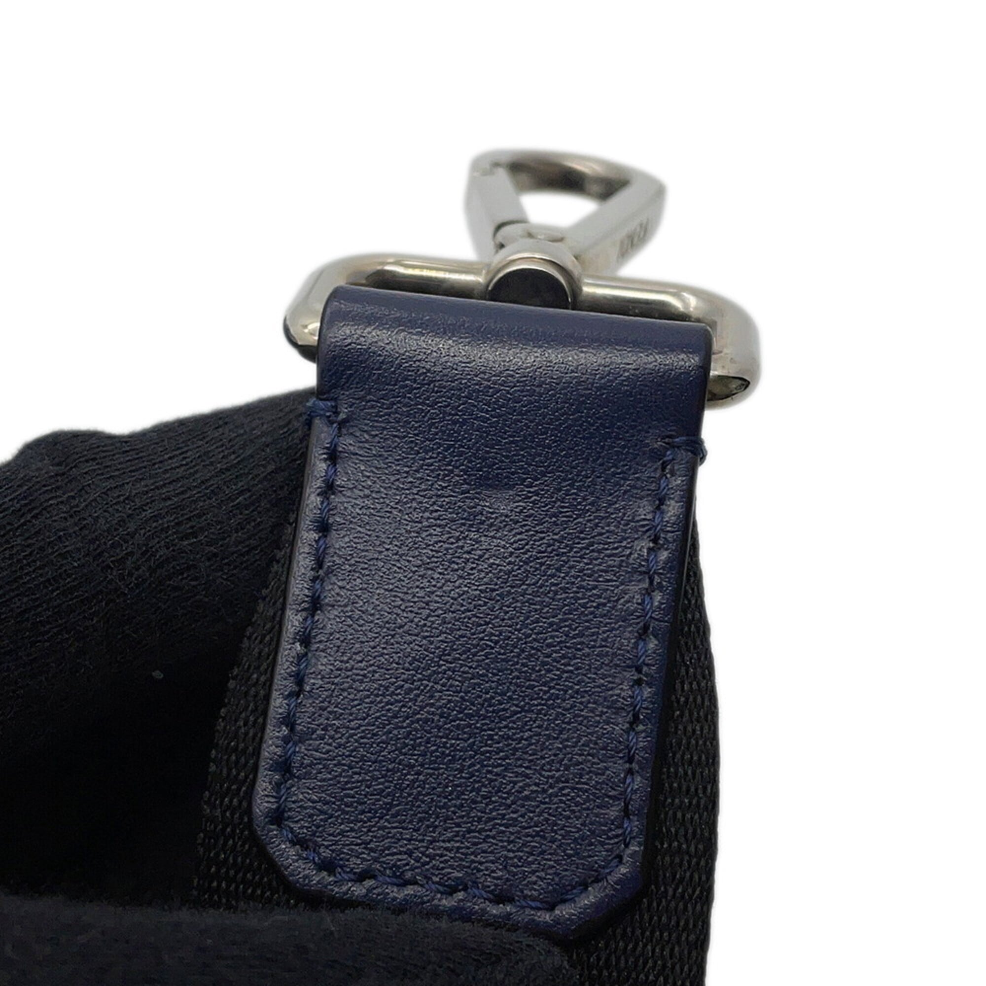 Fendi Navy Nylon Handbag Sling Bag (Pre-Owned)