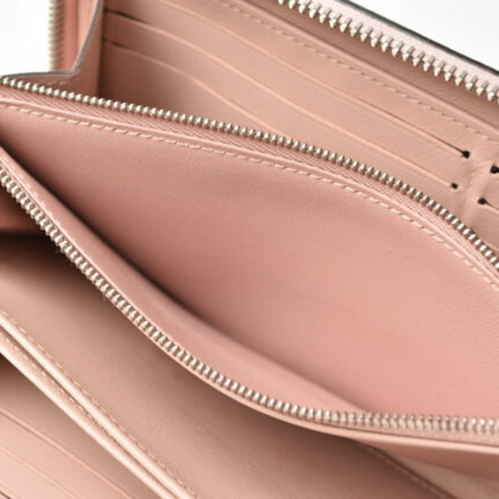 Louis Vuitton Magnolia Pink Leather Long Wallet (Bi-Fold) (Pre-Owned)