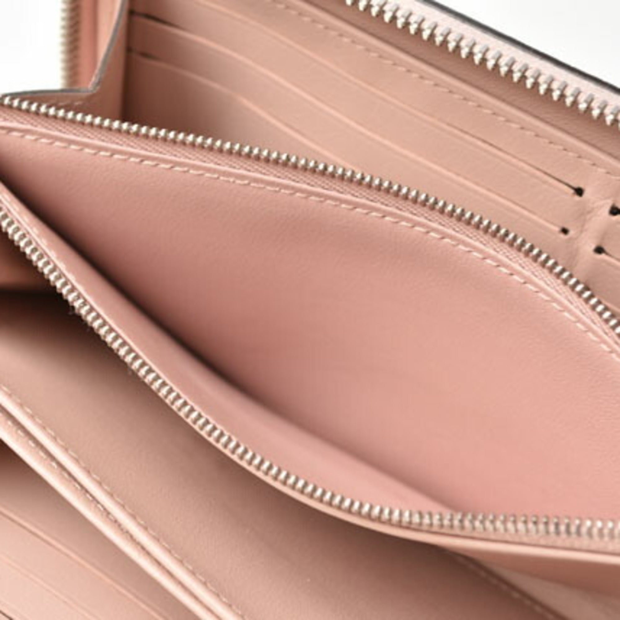Louis Vuitton Magnolia Pink Leather Long Wallet (Bi-Fold) (Pre-Owned)