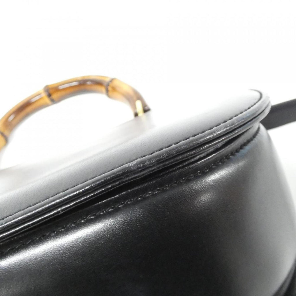 Gucci Black Leather Handbag (Pre-Owned)