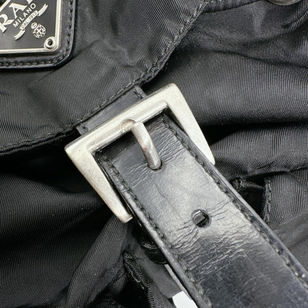 Prada Black Nylon Backpack (Pre-Owned)