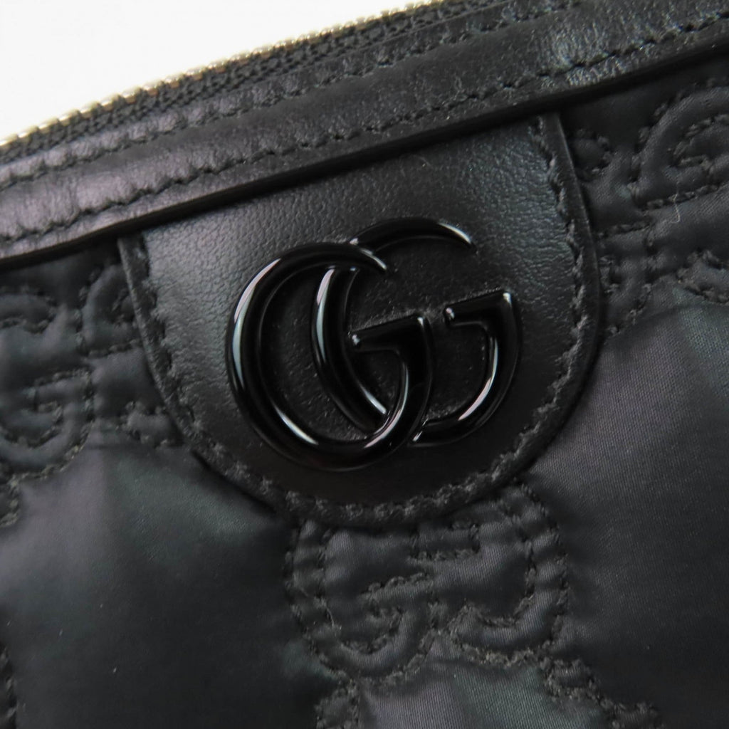 Gucci Black Purple Nylon Pouch (Pre-Owned)