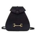 Gucci Black Satin Rhinestone Backpack (Pre-Owned)
