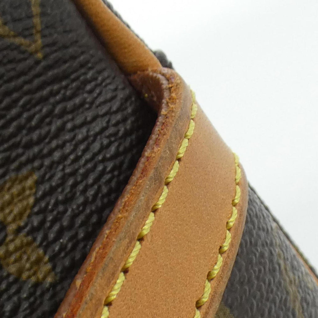 Louis Vuitton Monogram Marron Coated Canvas Shoulder Bag (Pre-Owned)