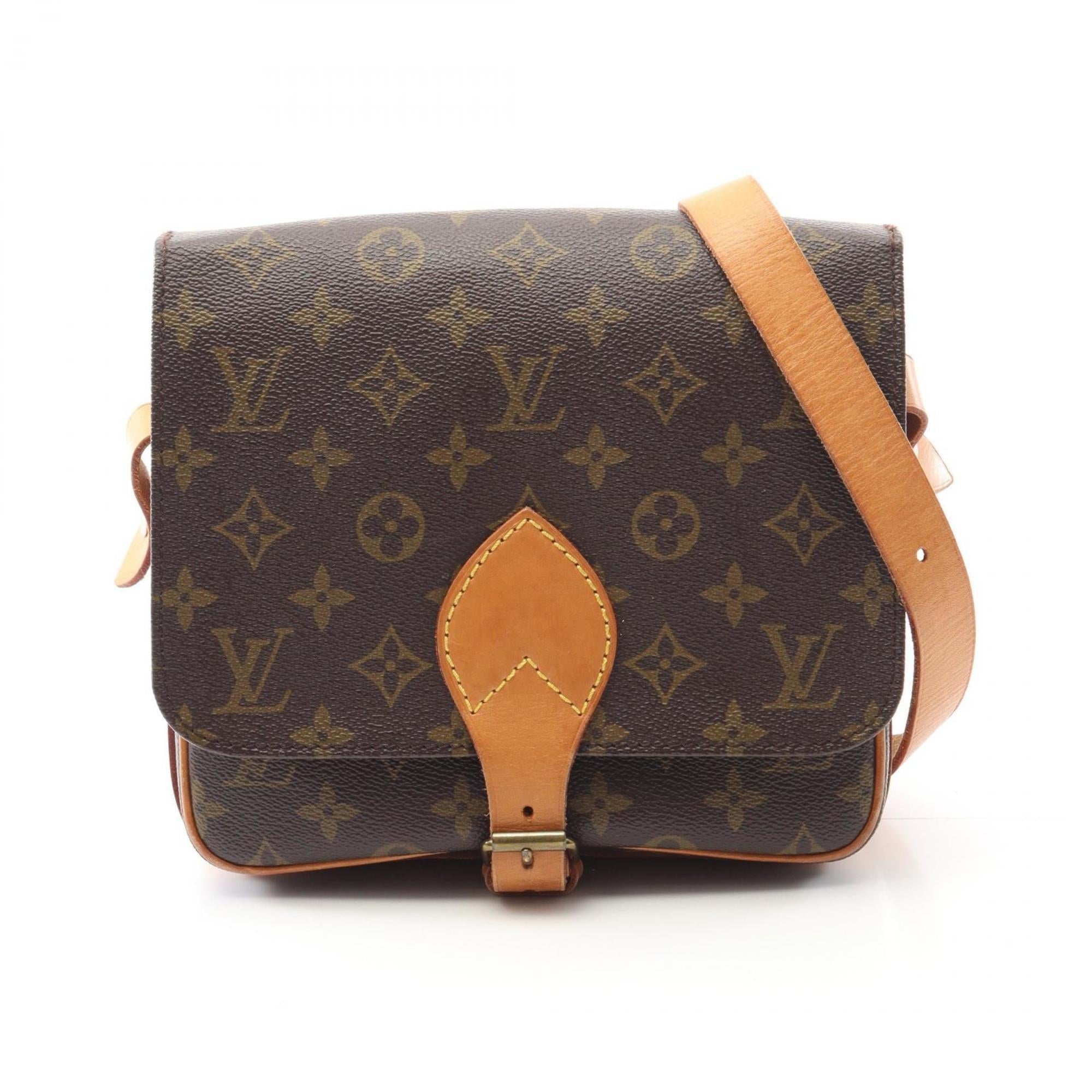 Louis Vuitton Brown Coated Canvas Pvc Monogram Leather Shoulder Bag (Pre-Owned)