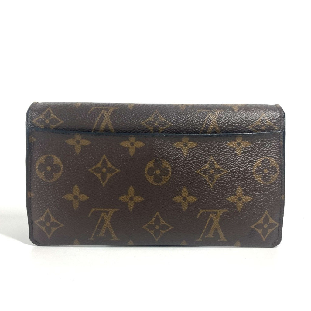 Louis Vuitton Monogram Brown Pink Monogram Long Wallet (Bi-Fold) (Pre-Owned)