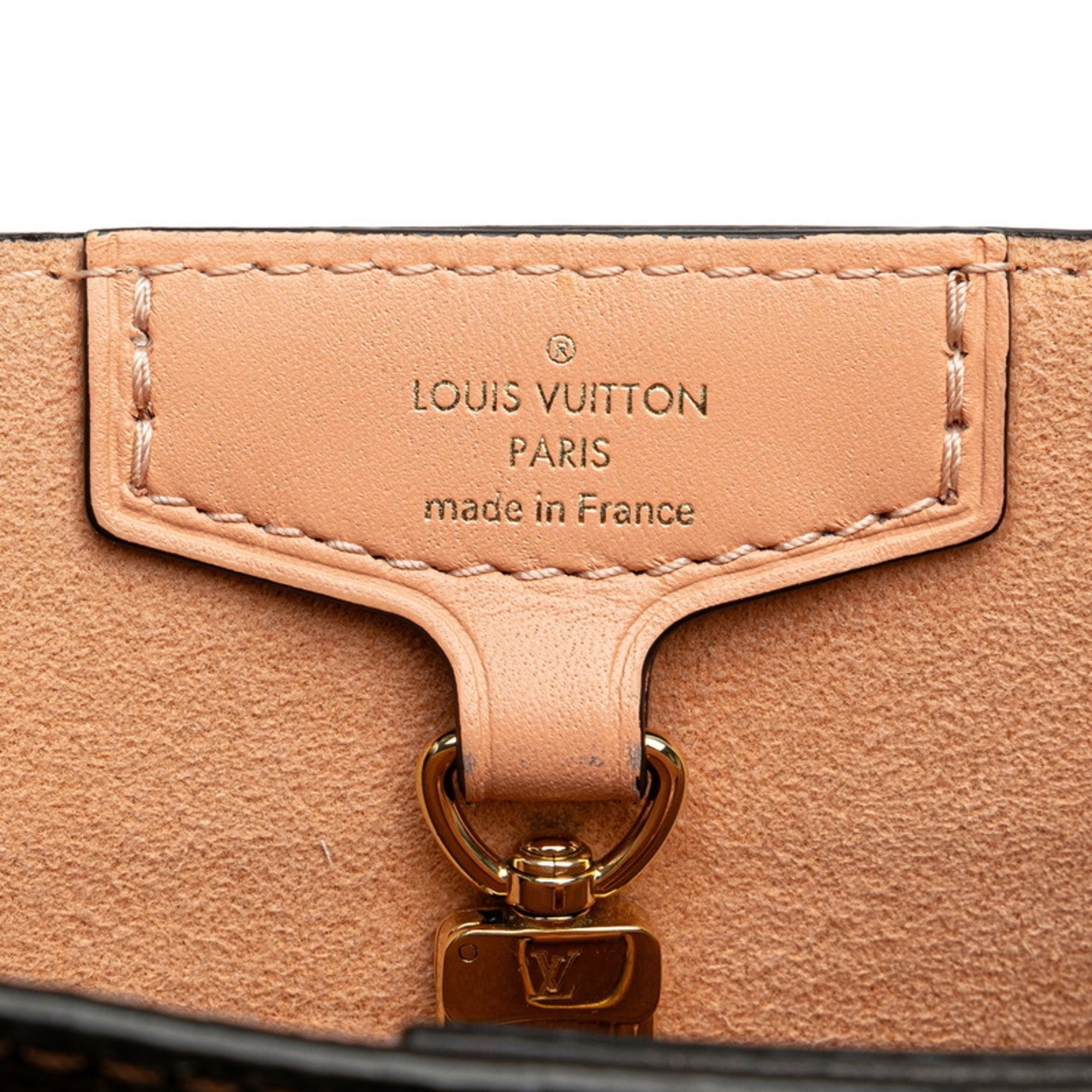 Louis Vuitton Brown Damier Canvas Pink Pvc Leather Shoulder Bag Tote Bag (Pre-Owned)