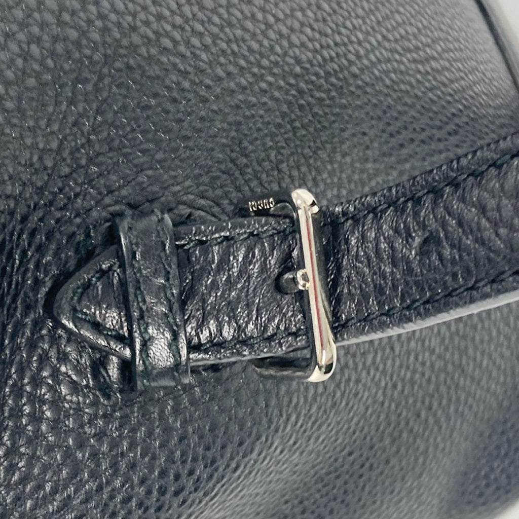 Gucci Black Leather Backpack (Pre-Owned)