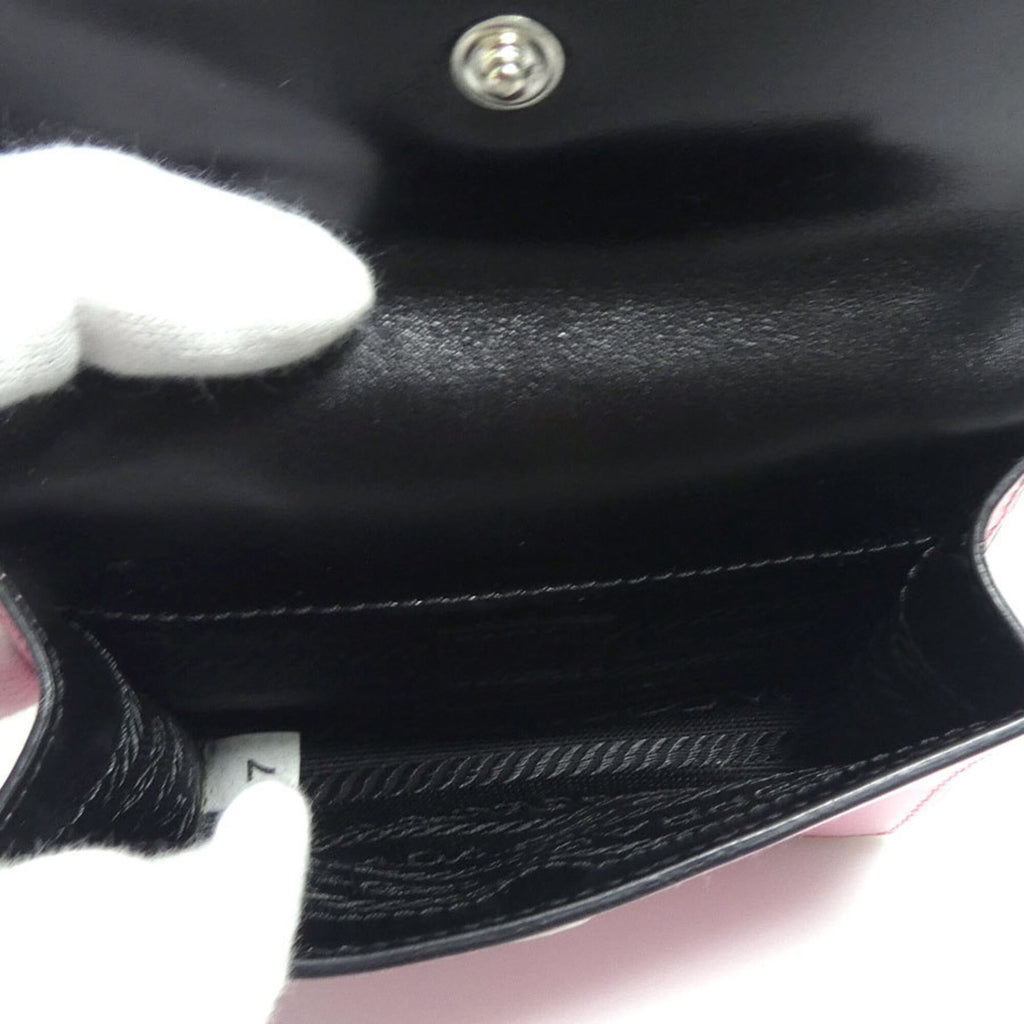 Prada Pink Leather Pochette (Pre-Owned)