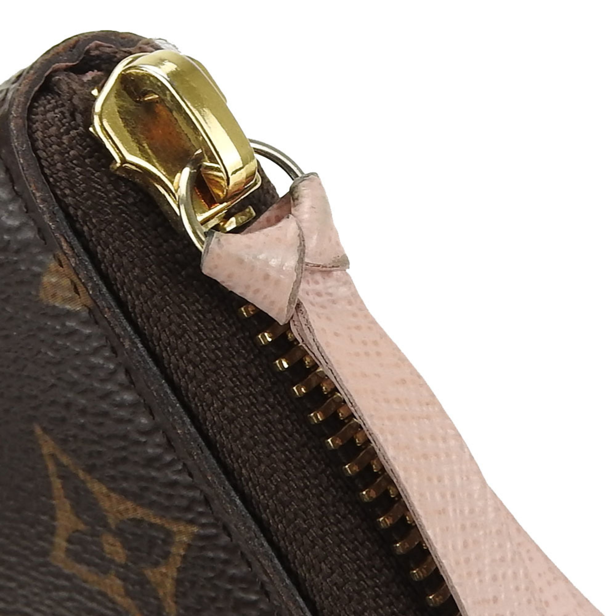 Louis Vuitton Brown Rose Ballerine Monogram Wallet (Bi-Fold) (Pre-Owned)