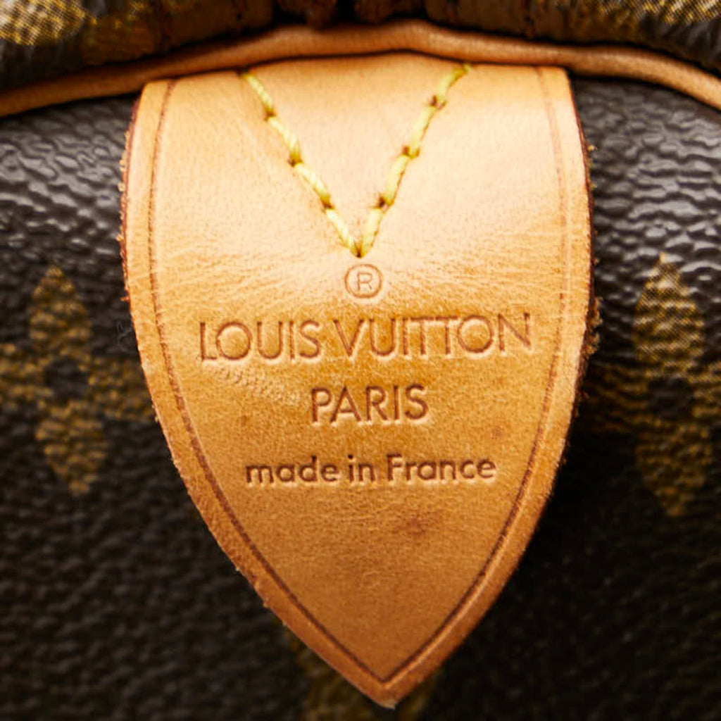 Louis Vuitton Brown Pvc Leather Boston Bag (Pre-Owned)