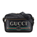 Gucci Black Leather Shoulder Bag (Pre-Owned)