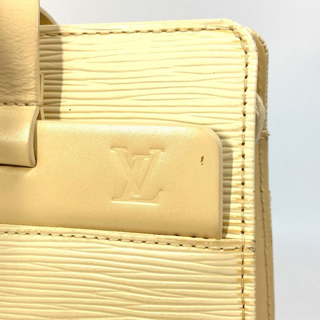 Louis Vuitton Vanilla Yellow Epi Leather Shoulder Bag Tote Bag (Pre-Owned)