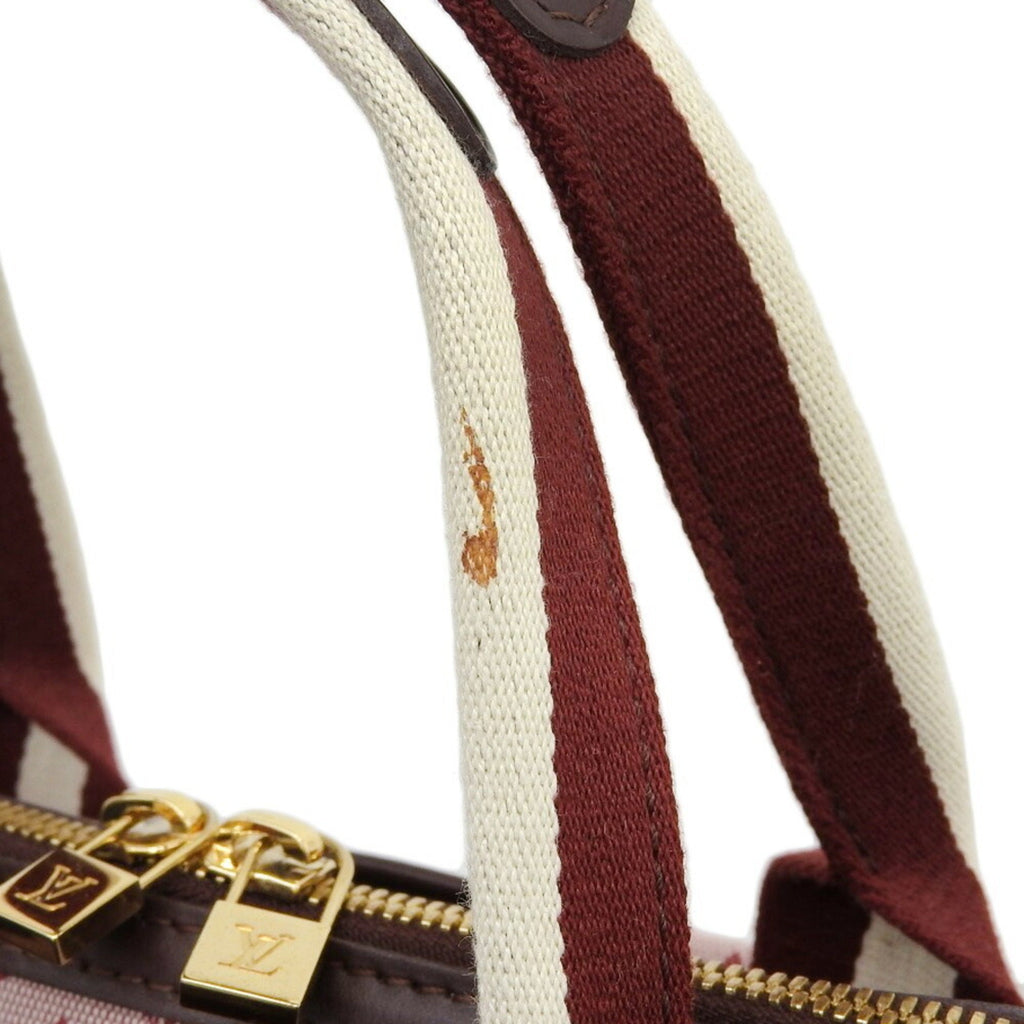 Louis Vuitton Monogram Mini Cerise Cherry Red Color Canvas Handbag (Pre-Owned)