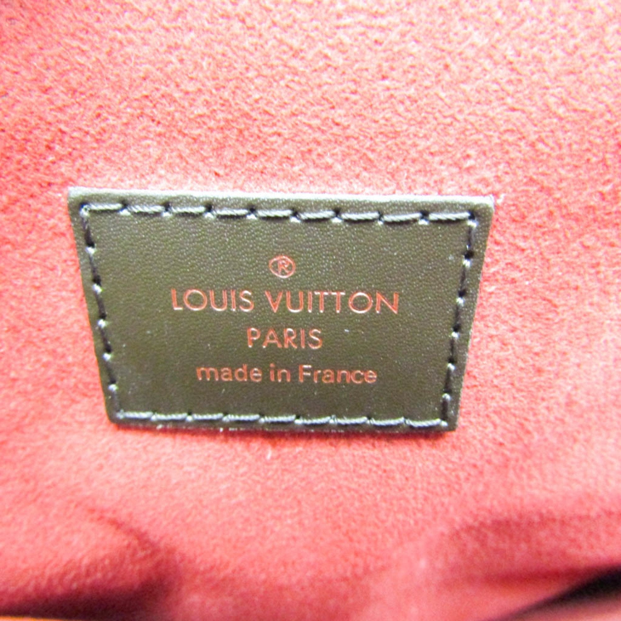 Louis Vuitton Damier Ebene Damier Canvas Handbag Shoulder Bag (Pre-Owned)