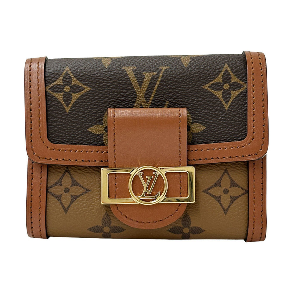 Louis Vuitton Monogram Reverse Monogram Reverse Wallet (Tri-Fold) (Pre-Owned)