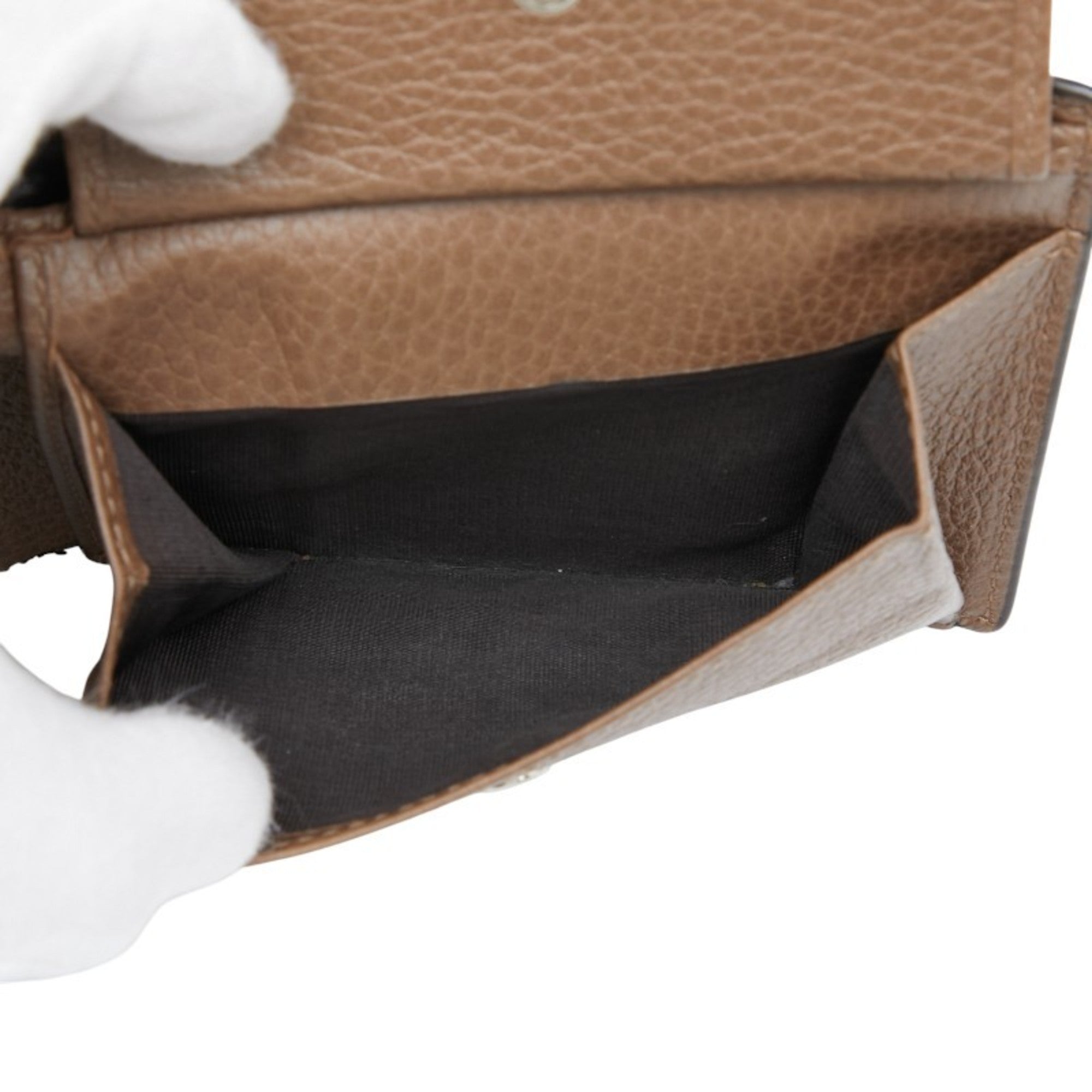 Gucci Brown Leather Wallet (Bi-Fold) (Pre-Owned)