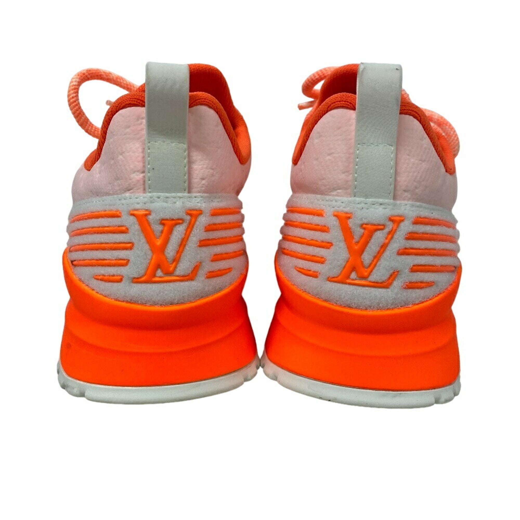 Louis Vuitton Orange White Sneakers (Pre-Owned)