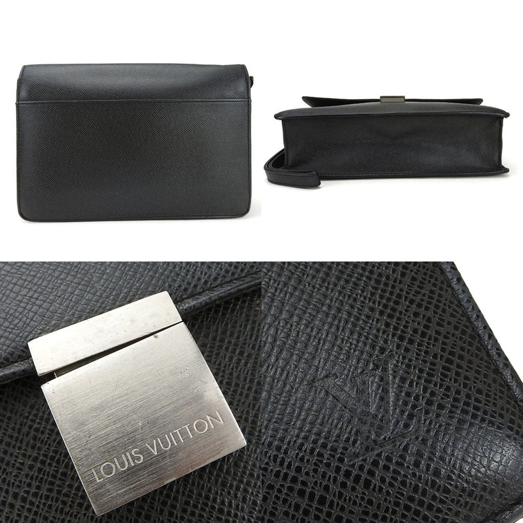 Louis Vuitton Taiga Ardoise Taiga Leather Shoulder Bag (Pre-Owned)