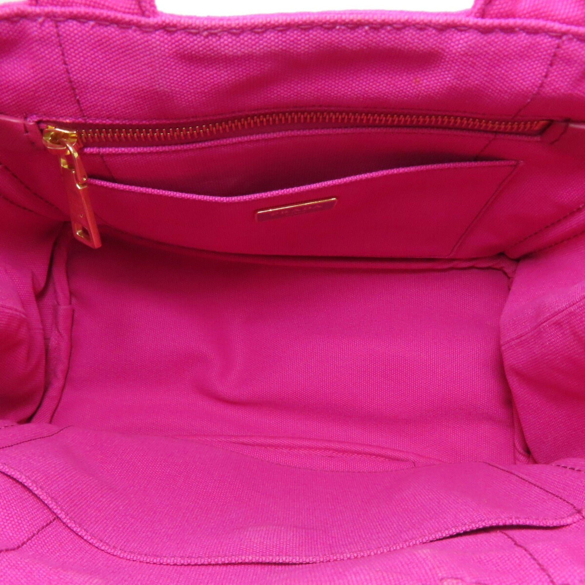 Prada Pink Canapa Handbag (Pre-Owned)