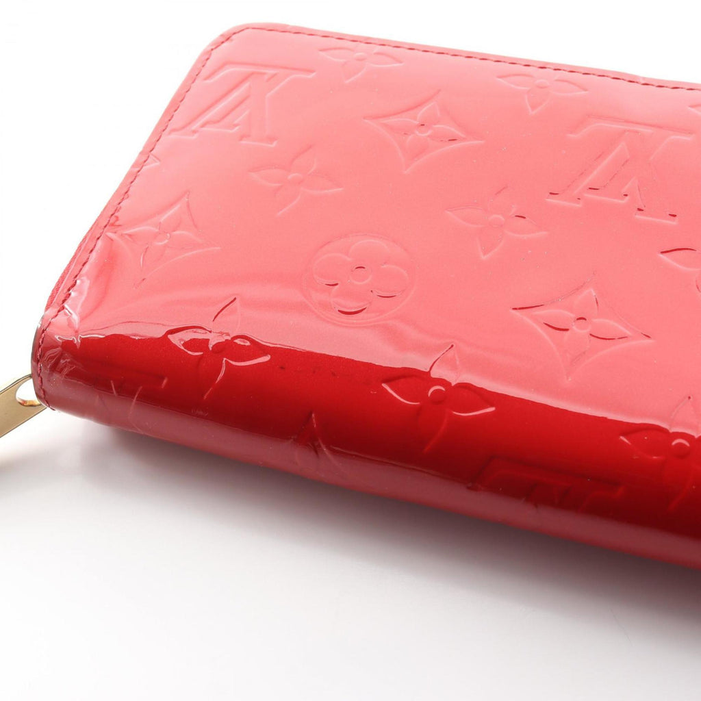 Louis Vuitton Cerise Red Color Vernis Leather Long Wallet (Bi-Fold) (Pre-Owned)