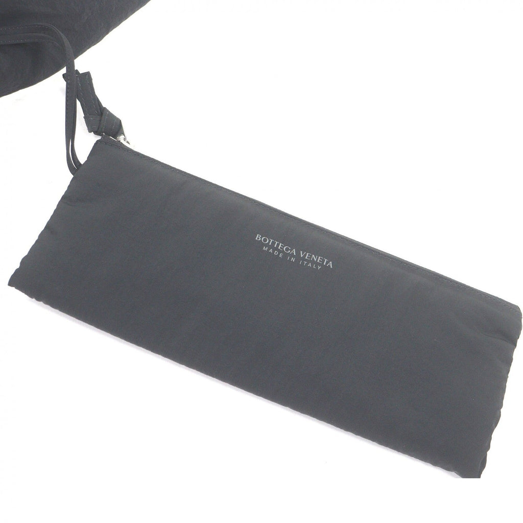 Bottega Veneta Black Nylon Shoulder Bag Sling Bag (Pre-Owned)