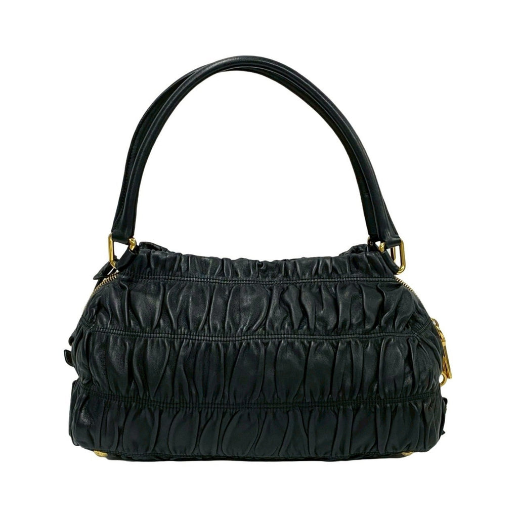 Prada Black Leather Handbag (Pre-Owned)