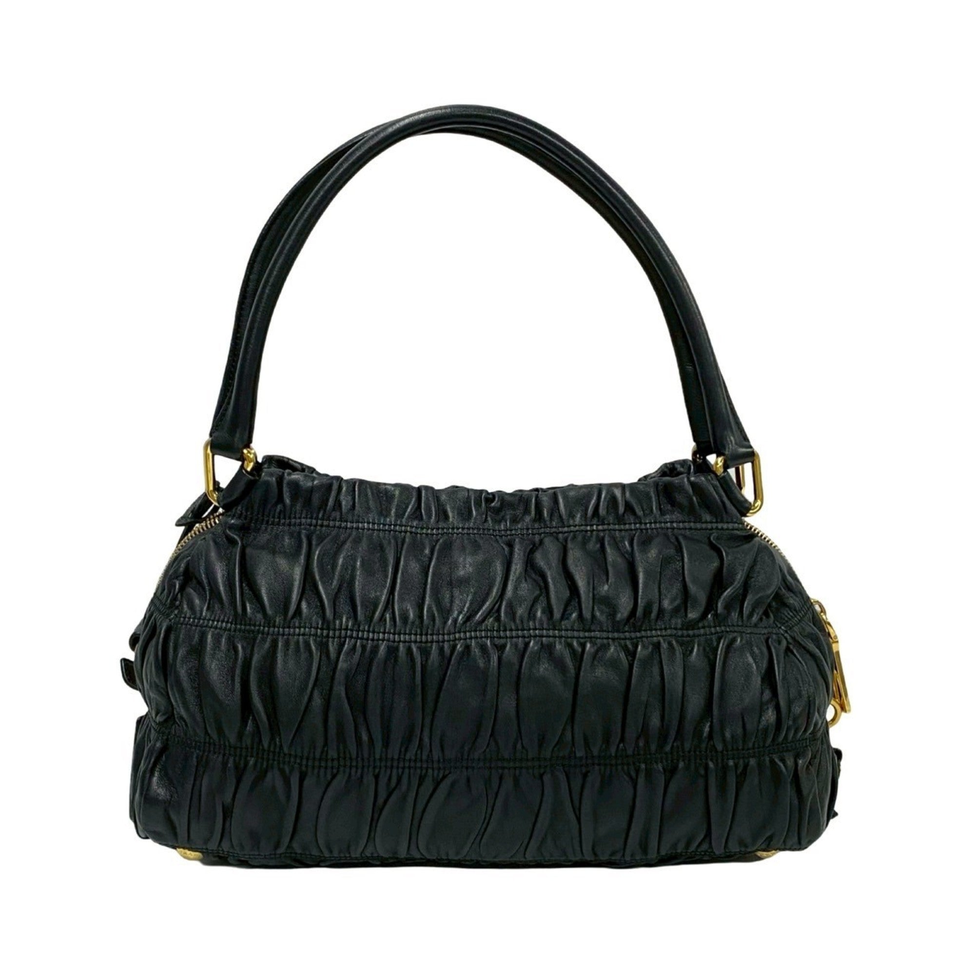 Prada Black Leather Handbag (Pre-Owned)
