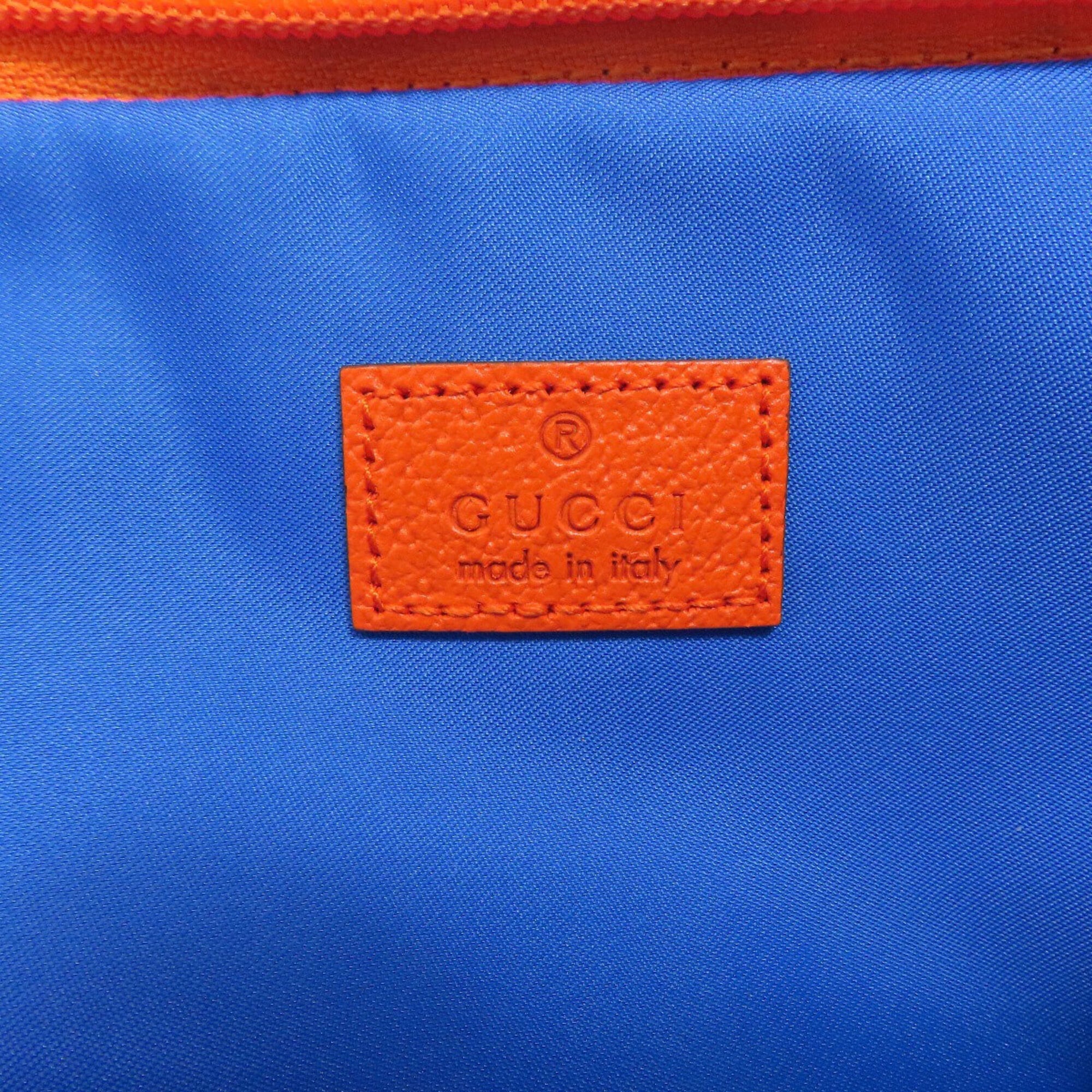 Gucci Blue Orange Purple Nylon Fanny Pack (Pre-Owned)