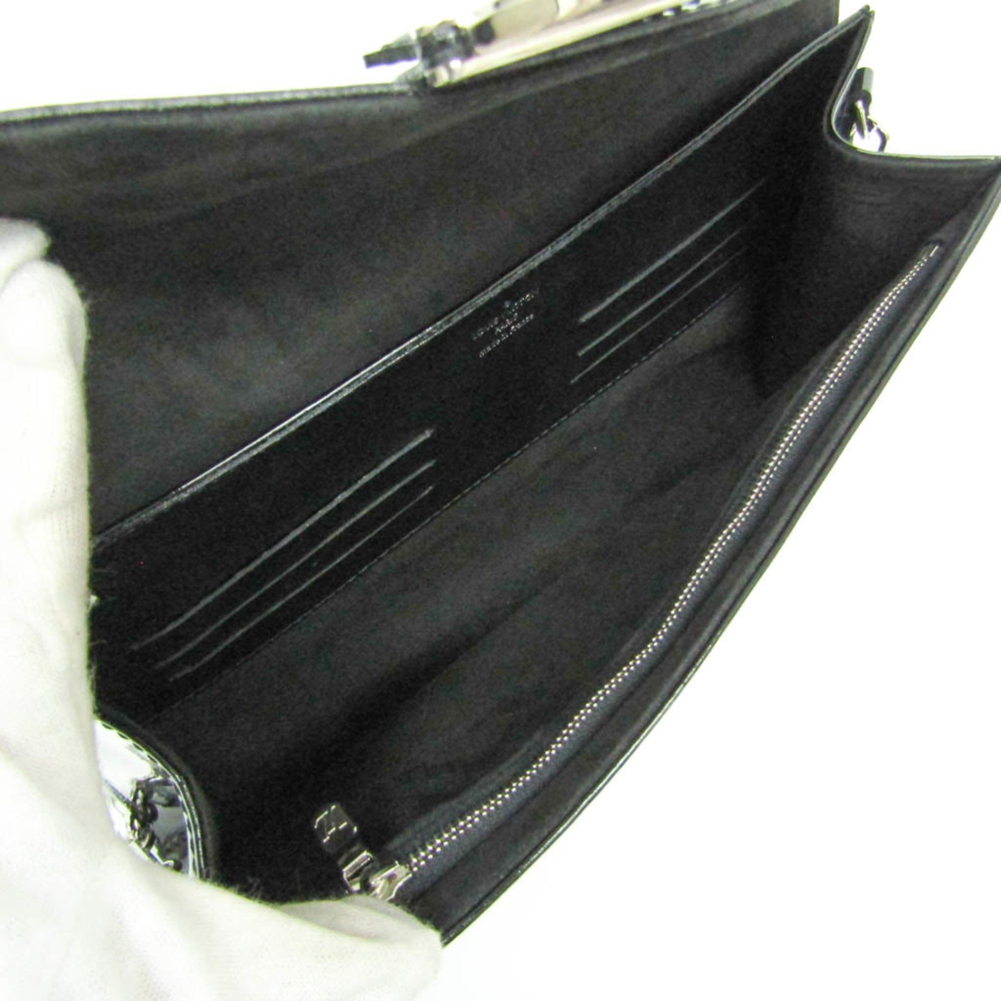 Louis Vuitton Epi Electric Noir Patent Leather Shoulder Bag (Pre-Owned)