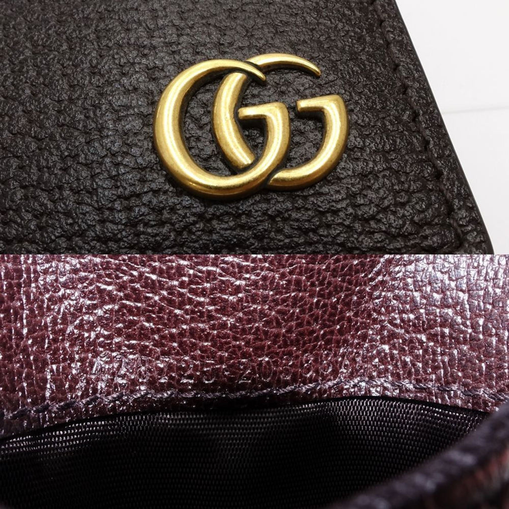 Gucci Dark Brown Leather Wallet (Bi-Fold) (Pre-Owned)