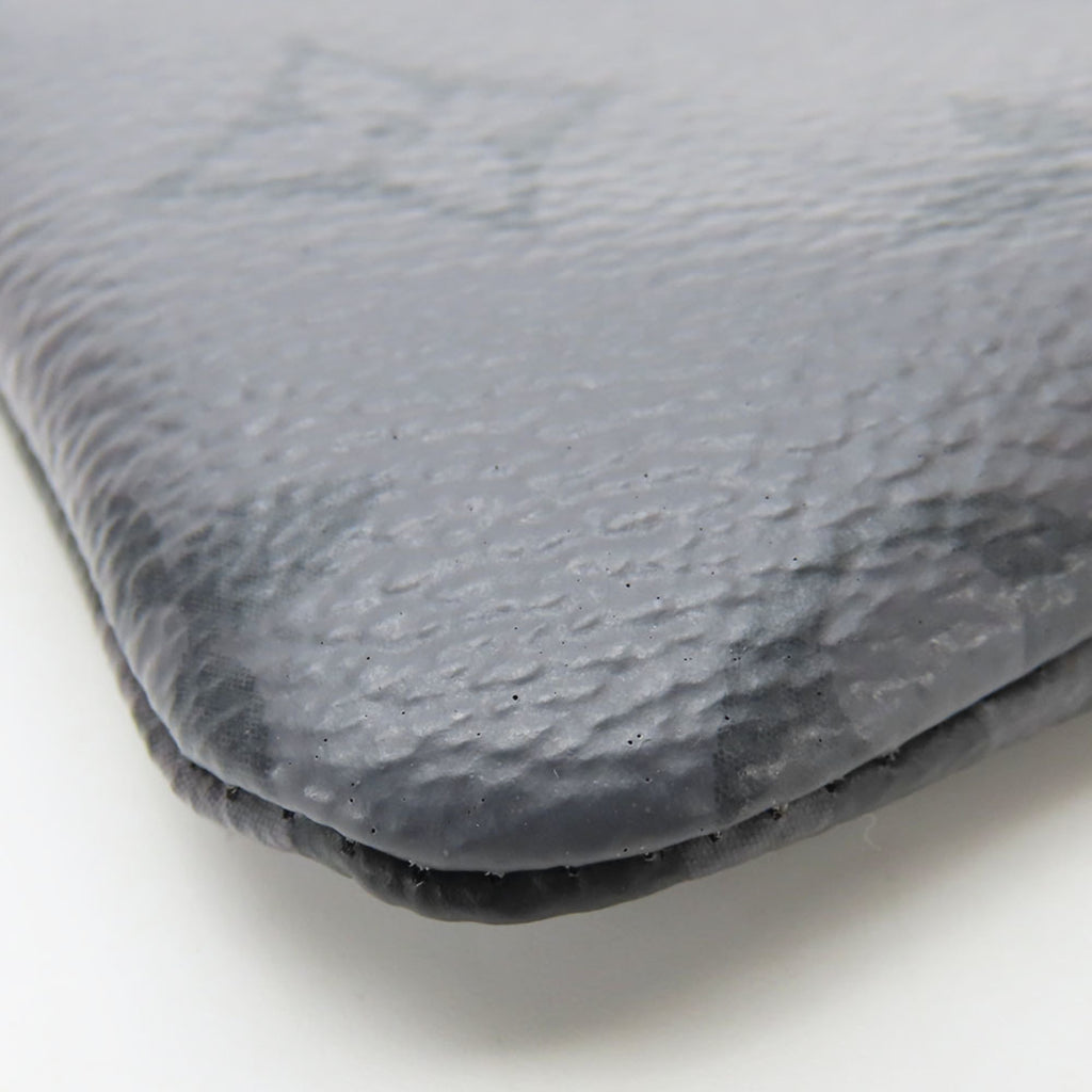 Louis Vuitton Monogram Eclipse Black Gray Monogram Eclipse Coin Purse/Coin Case (Pre-Owned)