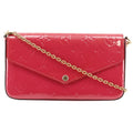 Louis Vuitton Monogram Vernis Hot Pink Monogram Vernis Chain/Shoulder Wallet (Pre-Owned)