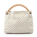 Louis Vuitton White Coated Canvas Leather Shoulder Bag (Pre-Owned)