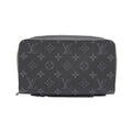 Louis Vuitton Black Coated Canvas Long Wallet (Bi-Fold) (Pre-Owned)