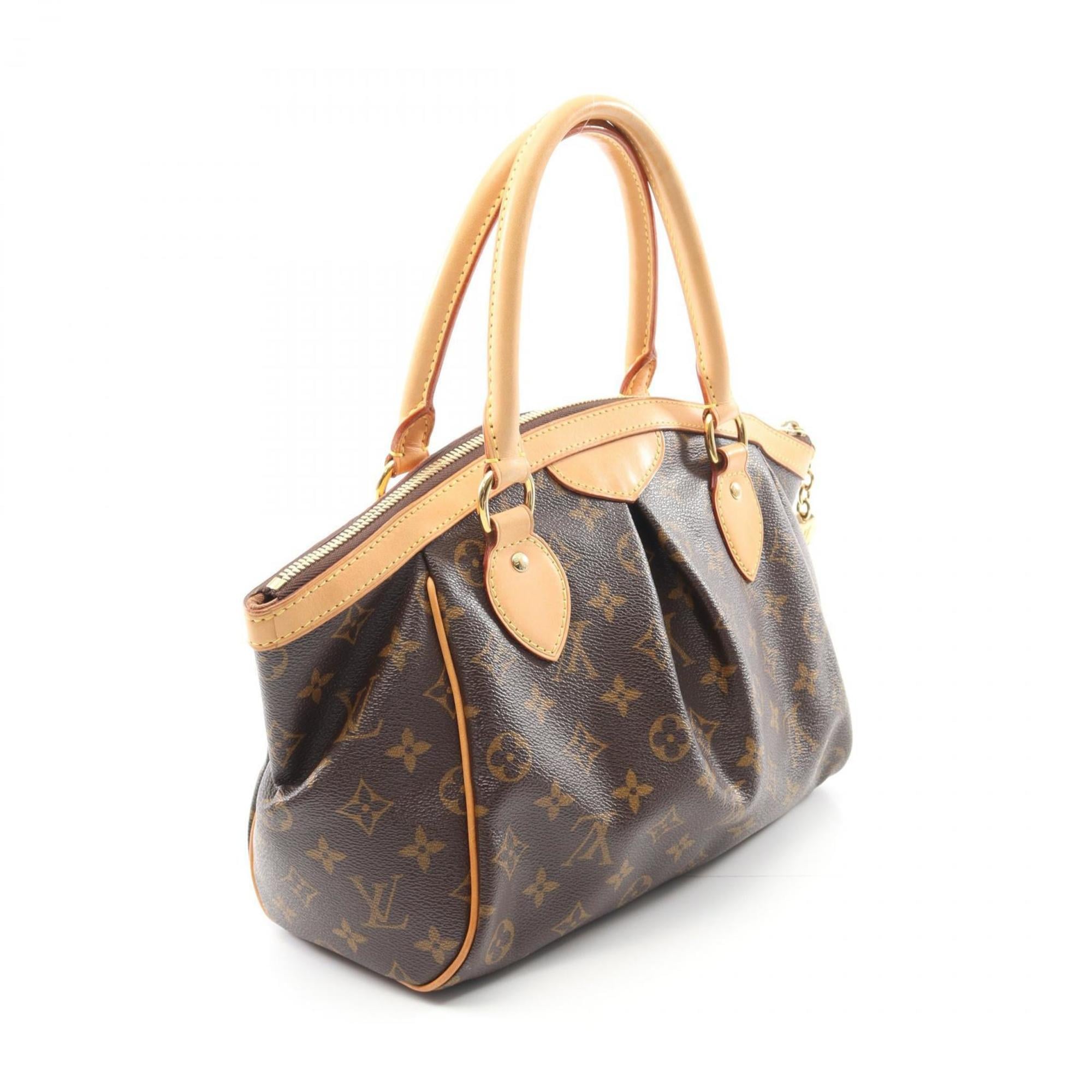 Louis Vuitton Brown Coated Canvas Leather Handbag (Pre-Owned)
