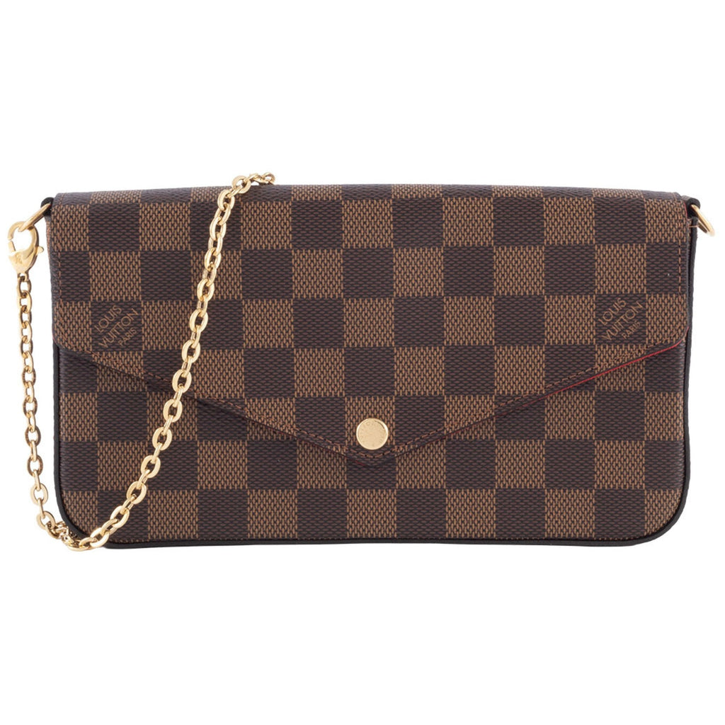 Louis Vuitton Brown Damier Canvas Ebene Damier Canvas Shoulder Bag (Pre-Owned)