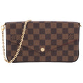Louis Vuitton Brown Damier Canvas Ebene Damier Canvas Shoulder Bag (Pre-Owned)