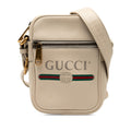 Gucci Ivory Leather Shoulder Bag (Pre-Owned)