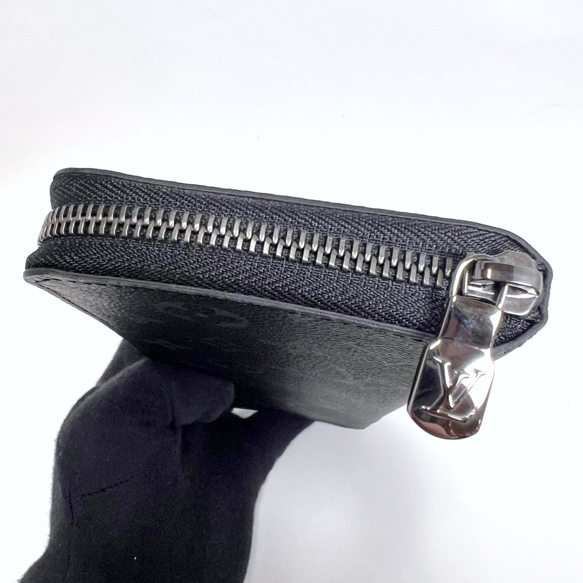 Louis Vuitton Monogram Eclipse Monogram Eclipse Monogram Eclipse Long Wallet (Bi-Fold) (Pre-Owned)