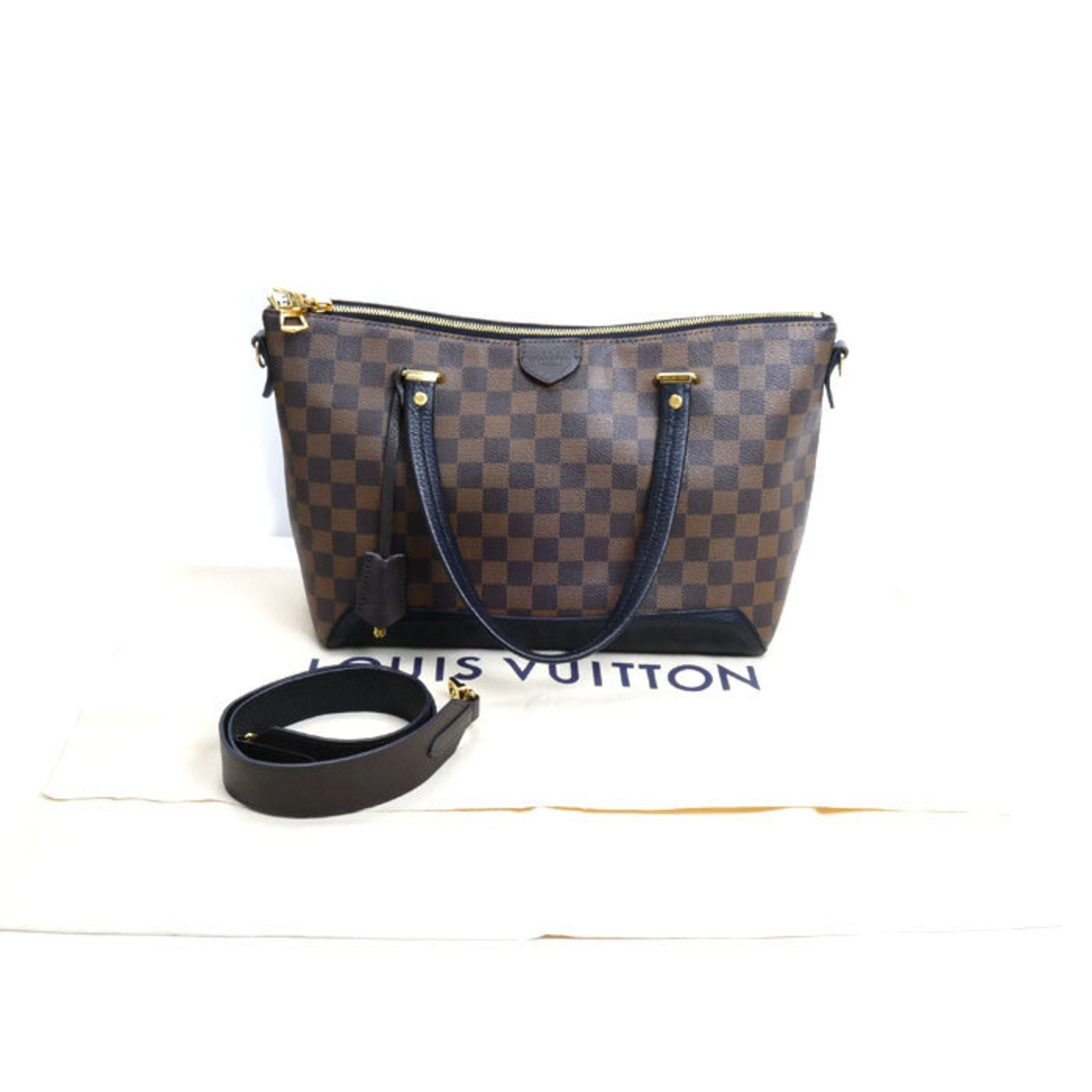 Louis Vuitton Brown Damier Canvas Shoulder Bag (Pre-Owned)