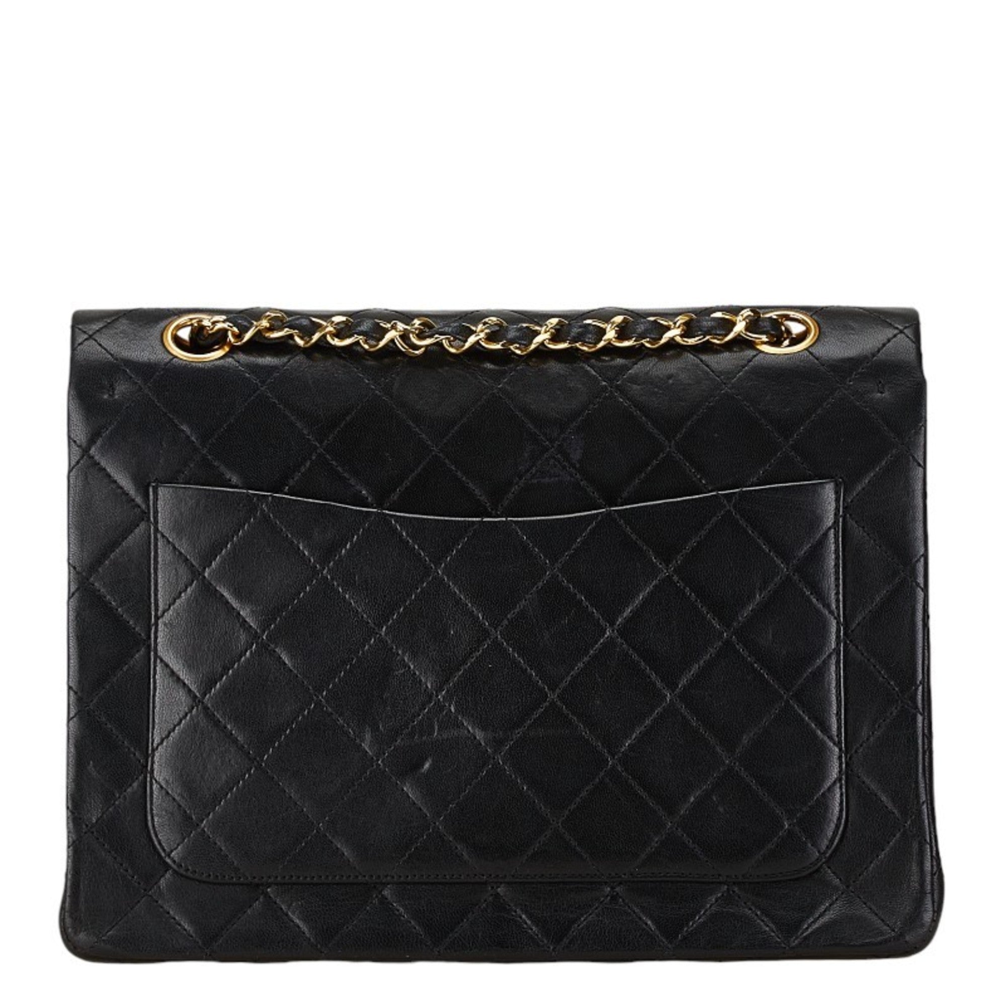 Chanel Black Handbag Shoulder Bag (Pre-Owned)